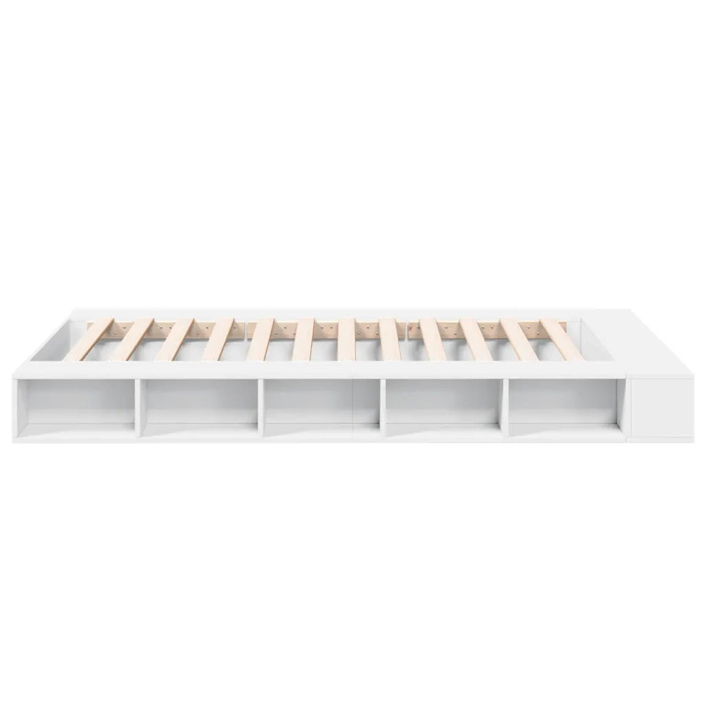 Giroletto-Struttura Letto Bianco 120x200 cm in Legno Multistrato 507967