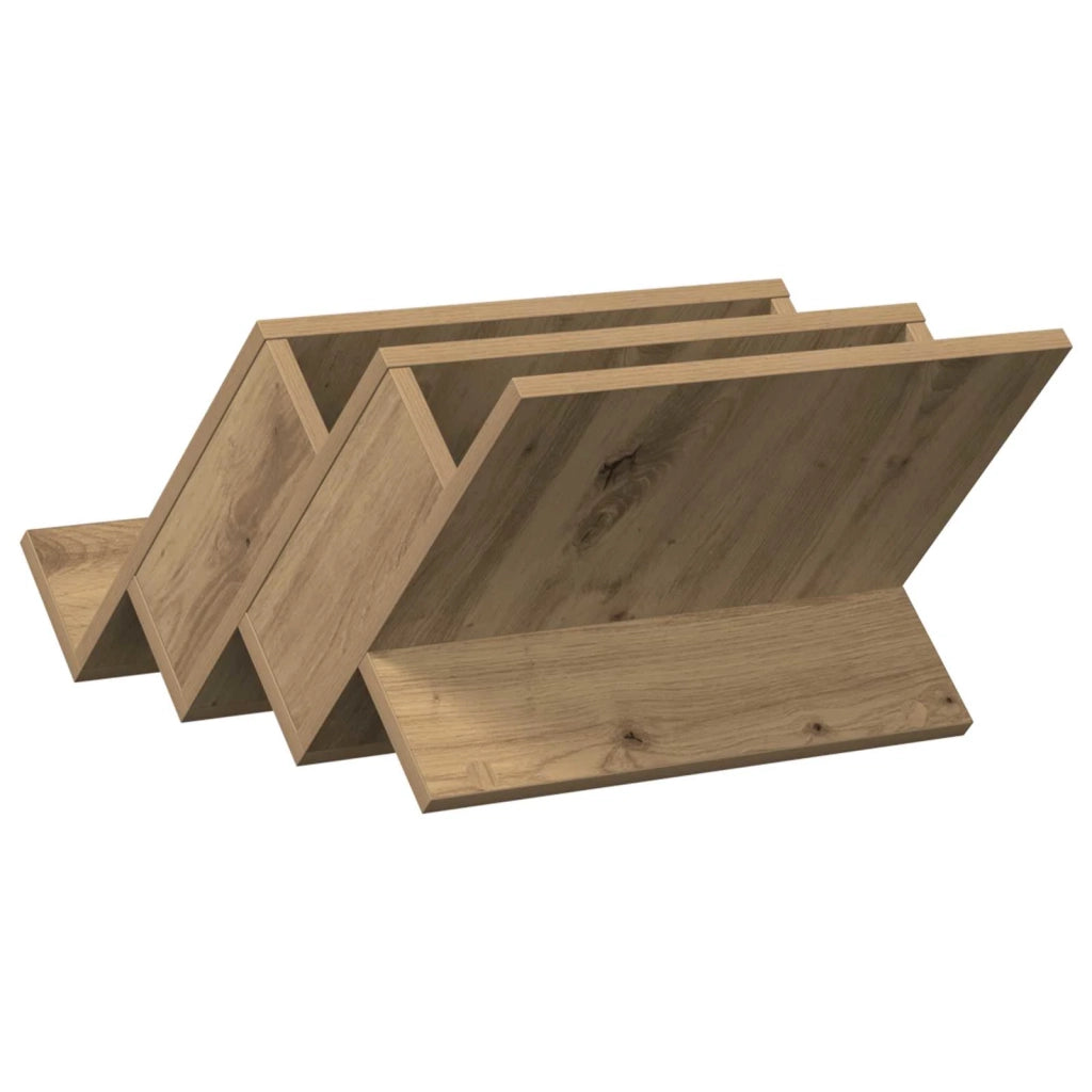 Scaffale per riviste Rovere artigianale 53 x 40 x 28,5 cm