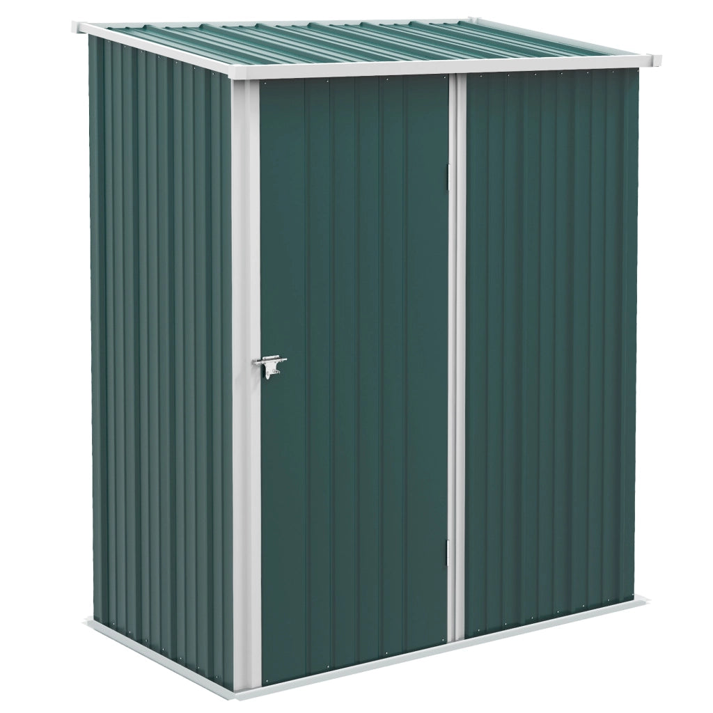 Casetta da Giardino in Acciaio ¨C zephmum ¨C Verde 161.5x94.5x196cm