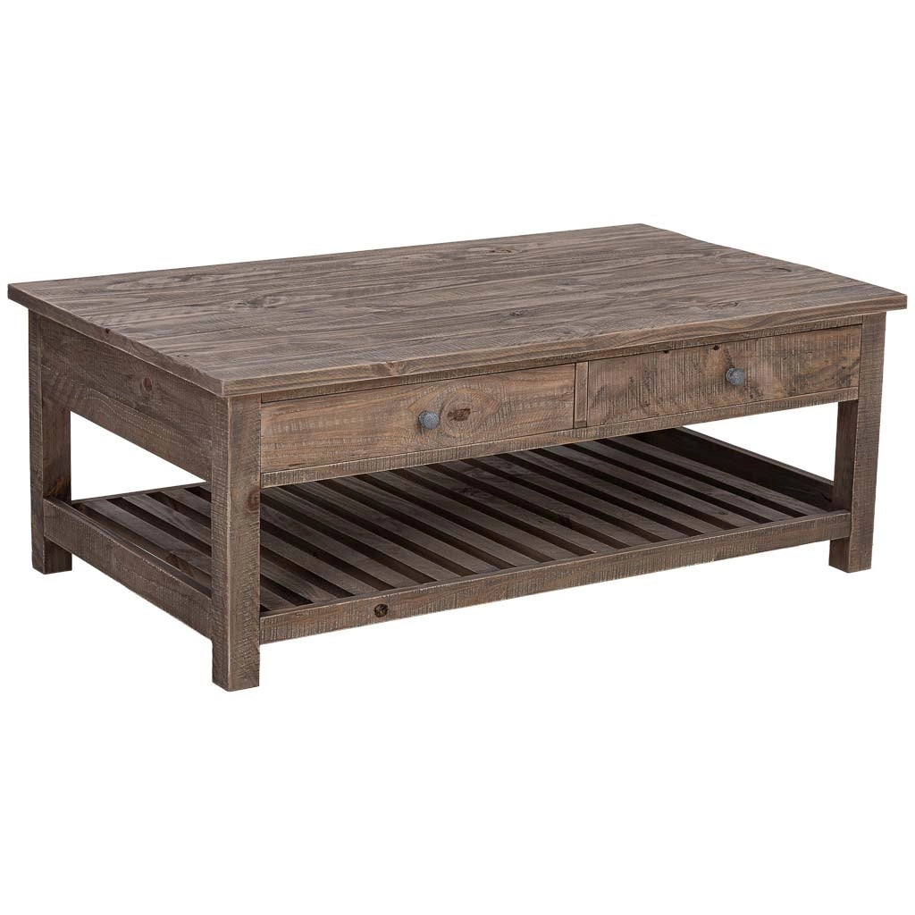 Tavolino in legno marrone 120x70x45h cm