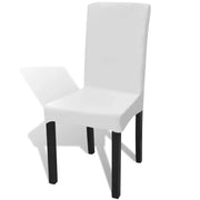Fodera Elastica per Sedie 4 pz Bianco CFW4479973