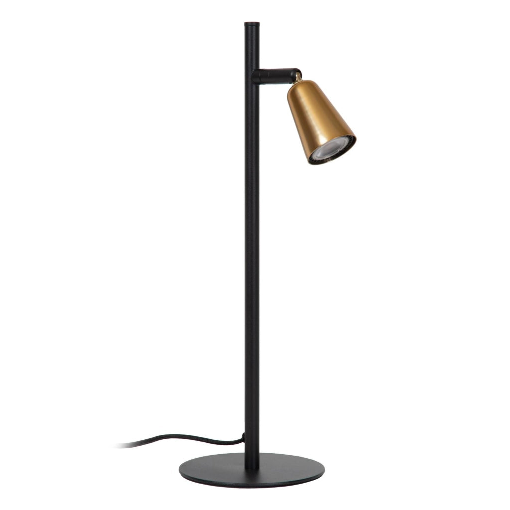 Lampada da tavolo TIANA industriale 1xGU10 nero Lucide