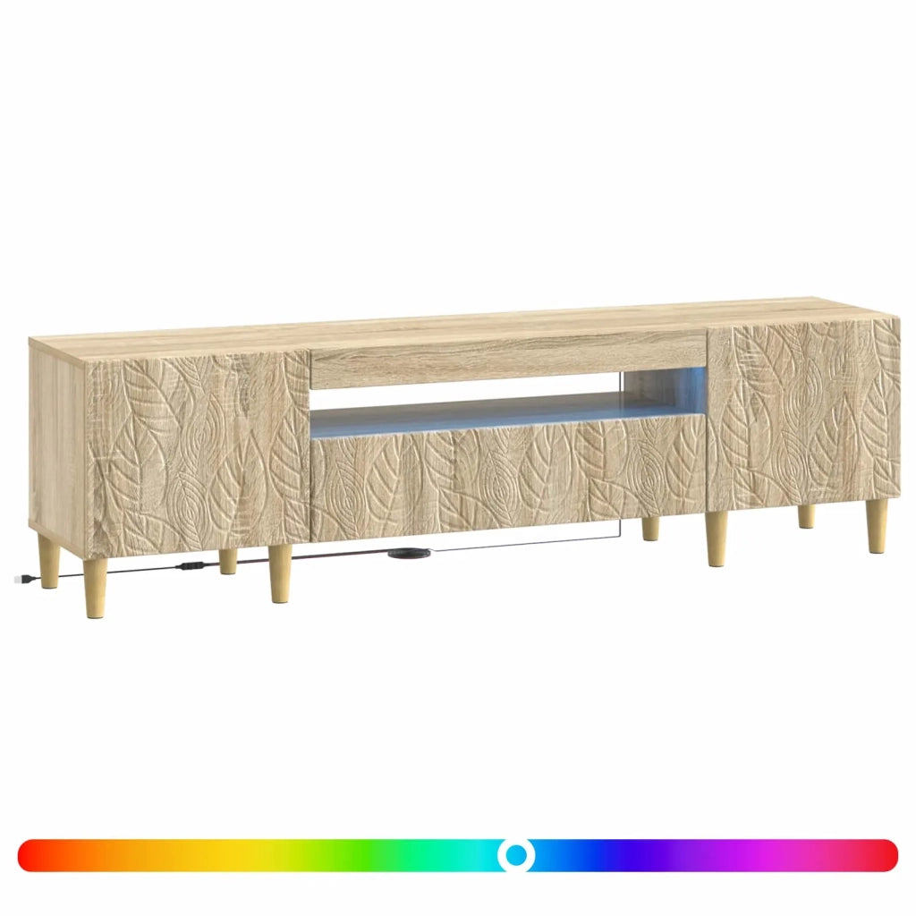 Mobile TV LED Rovere Sonoma Legno ingegnerizzato 897127