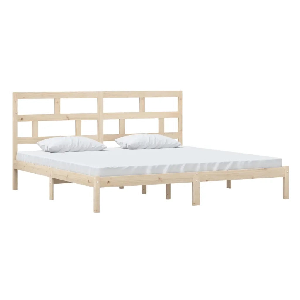 Giroletto-Struttura Letto in Legno Massello di Pino 200x200 cm 568951