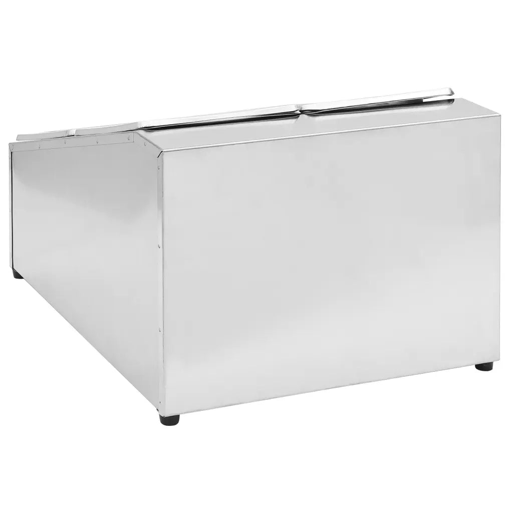 Supporto Gastronorm con 4 Contenitori GN 1/6 in Acciaio Inox 51223