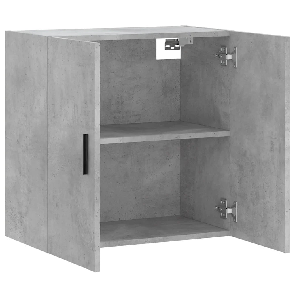 Mobile a parete funzionale e sospeso stile moderno 60 x 31 x 60 cm legno composito grigio cemento 02_0048817