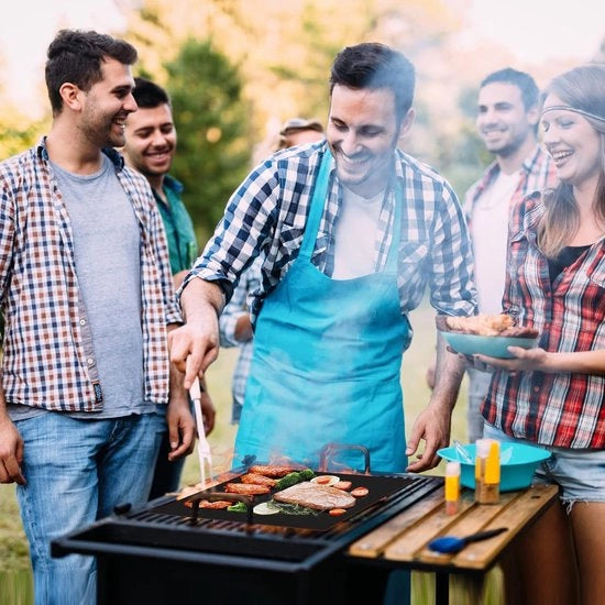 Set di griglia in Teflon, 8 pezzi, rivestimento antiaderente, grill a gas, carta da forno, riutilizzabile, per grill a legna, grill elettronico, forno, PFOA libero, più di 40 x 32 cm