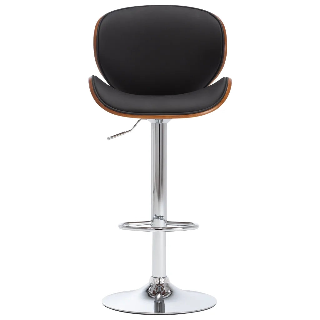 Sgabello da Bar Nero in Similpelle cod mxl 77204