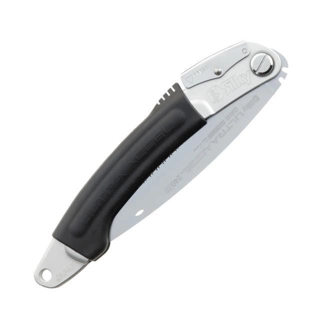 Silky 446-24 Ultra Accel Curve Sega da Potatura Richiudibile lama curva 24 cm 7.5 denti Acciaio Giapponese colore Rosso