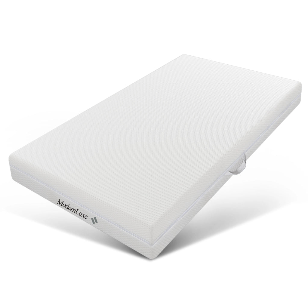 OKWISH Materasso in Schiuma Fredda 90×200 cm, Materasso Singolo 7 Zone, H2 e H3, Fodera Lavabile 60 °C, senza Materasso