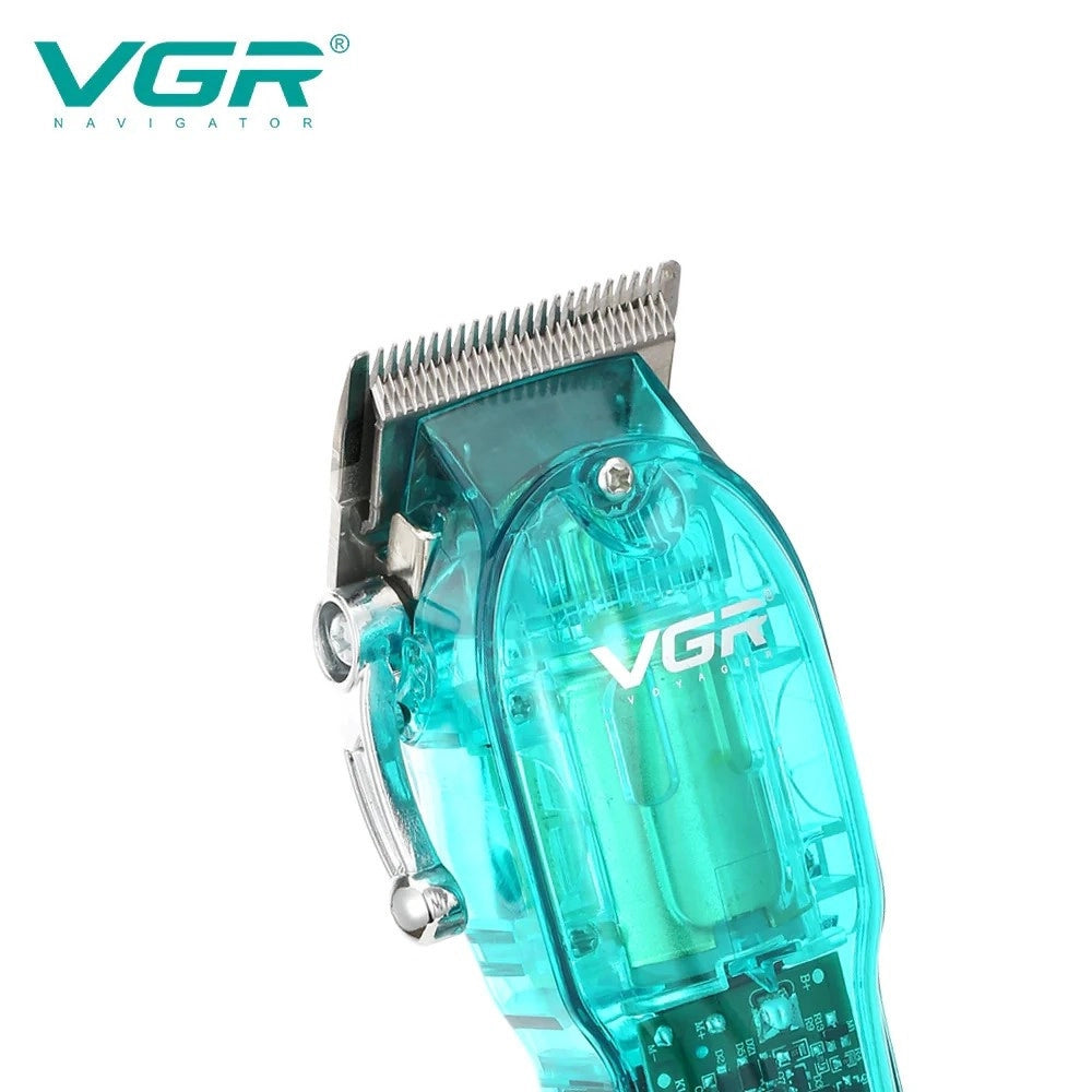 Trade Shop - Tagliacapelli Professionale Uomo Senza Fili Ricaricabile Usb Leva Conica Vgr V-660 -