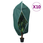 Coperture con Cerniera per Piante 10pz 70 g/mÂ² 3,93x3 m