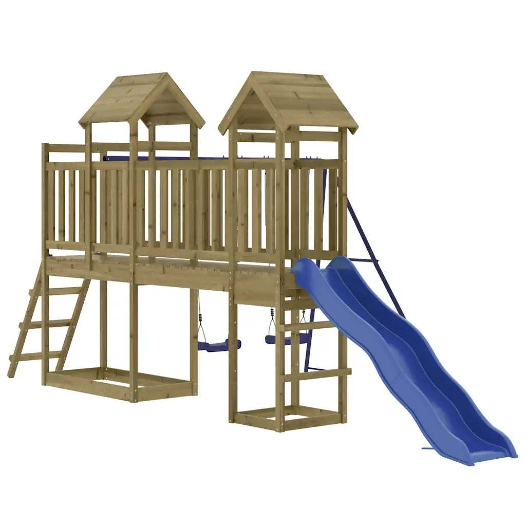 Set da Gioco da Esterno in Legno di Pino Impregnato 3155887