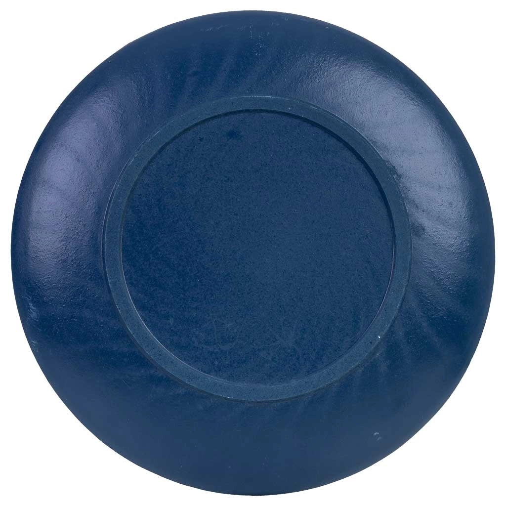 Vassoio decorativo in legno blu, 40x40x4h cm