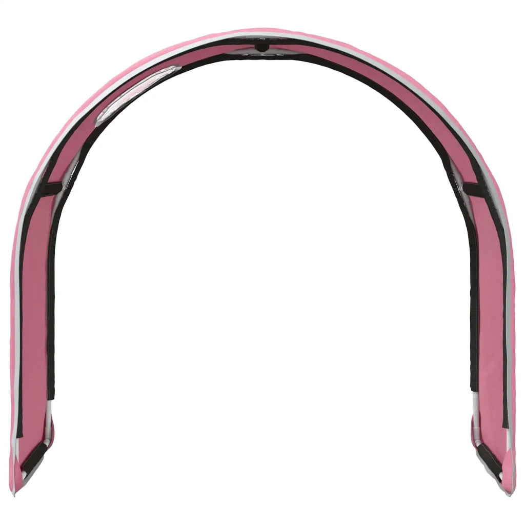 Tunnel per Letto 2 pcs Rosa 211 x 52,5 x 2 cm Poliestere 893705