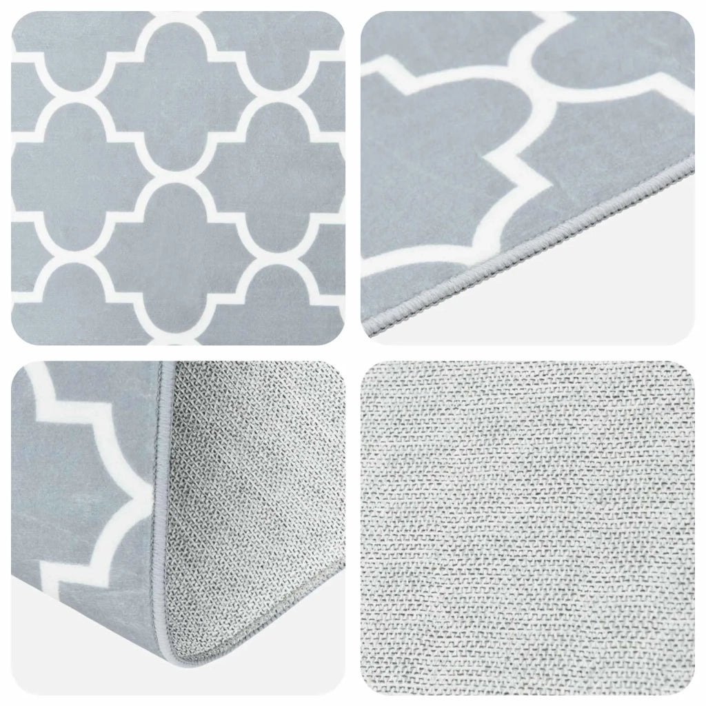 Runner Tappeto ORIZ 1150 gsm Grigio e Bianco 42045446