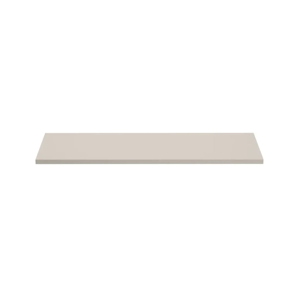Piano lavabo NOXERA – 120 cm – Beige opaco – Da appoggio – Finitura di alta qualità in MDF