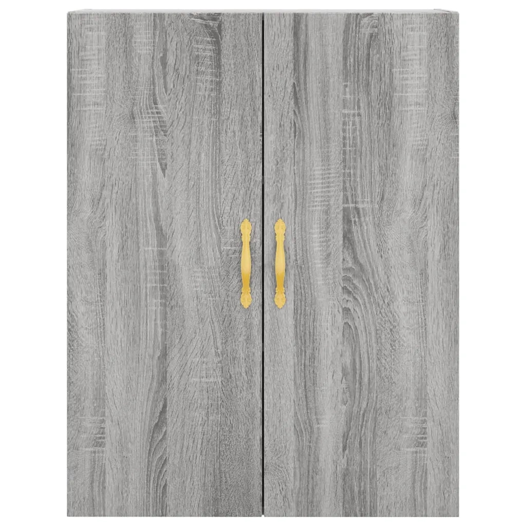 Credenza-Buffet-Armadio da cucina Grigio Sonoma 69,5x34x180 cm in Legno Multistrato 957459