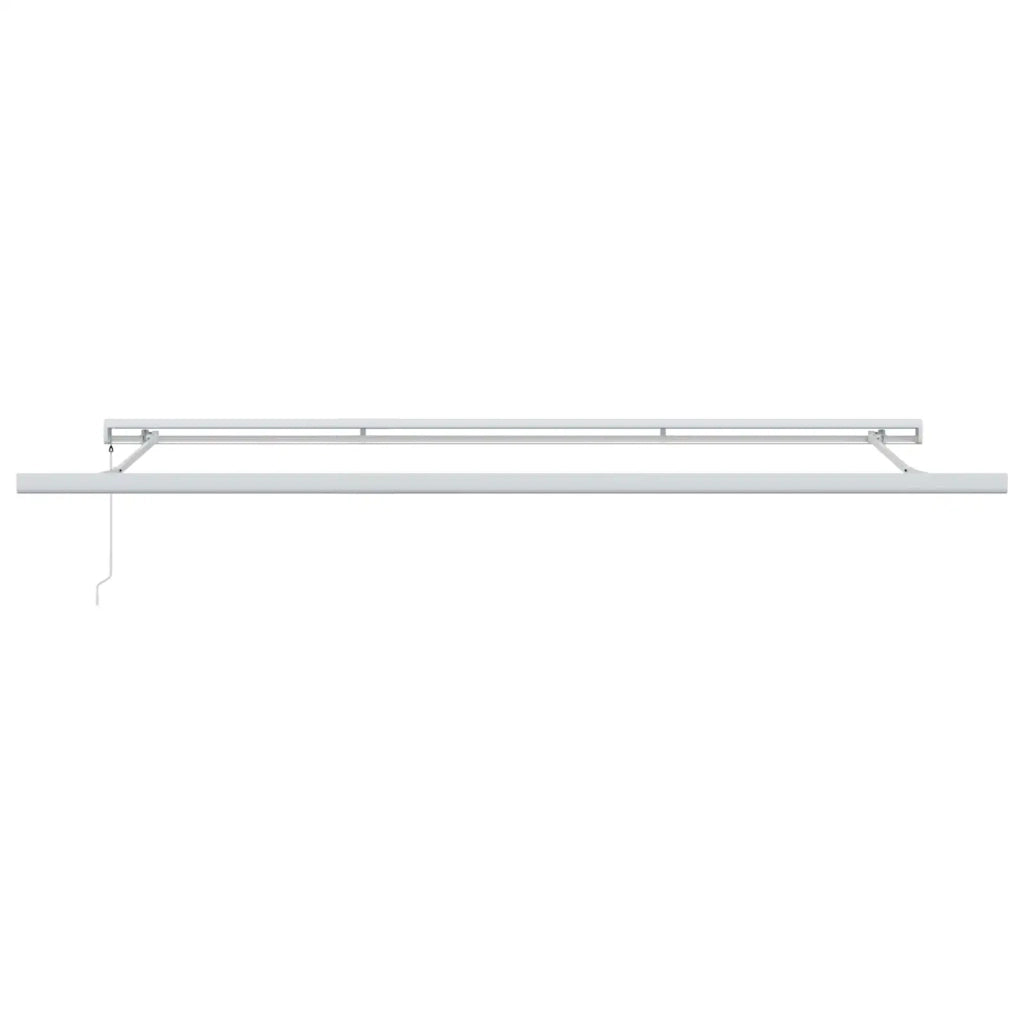 Tenda Retrattile Verde e Bianco 500 × 300 cm Tessuto e Metallo 3331471