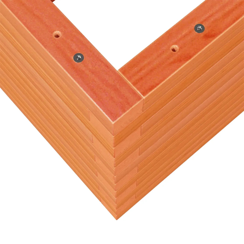 Fioriera Giardino Marrone Cera 50x50x46 cm Legno Massello Pino 3282406
