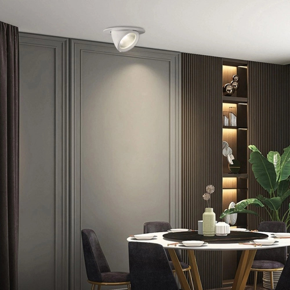 Trade Shop - Faretto Led Da Incasso 40w 4400lm Bianco Orientabile Luce 3000k-6500k Ip20 00779 -