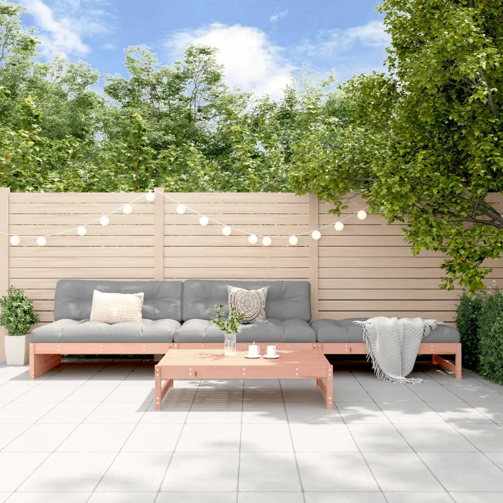 Set Salotto da Giardino 4 pz in Legno Massello di Douglas 3186632