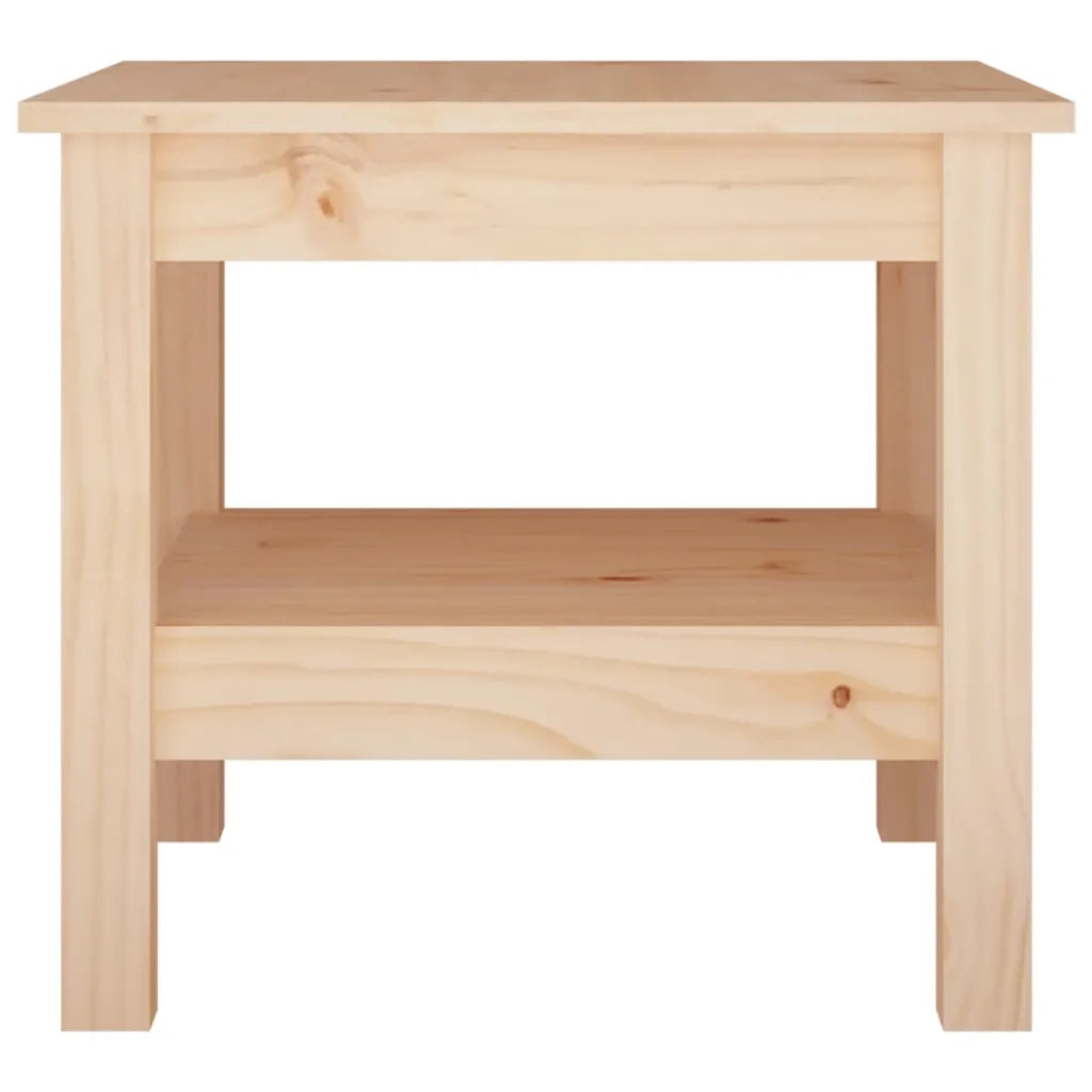 Tavolino da Salotto 45x45x40 cm Legno Massello di Pino cod mxl 22901