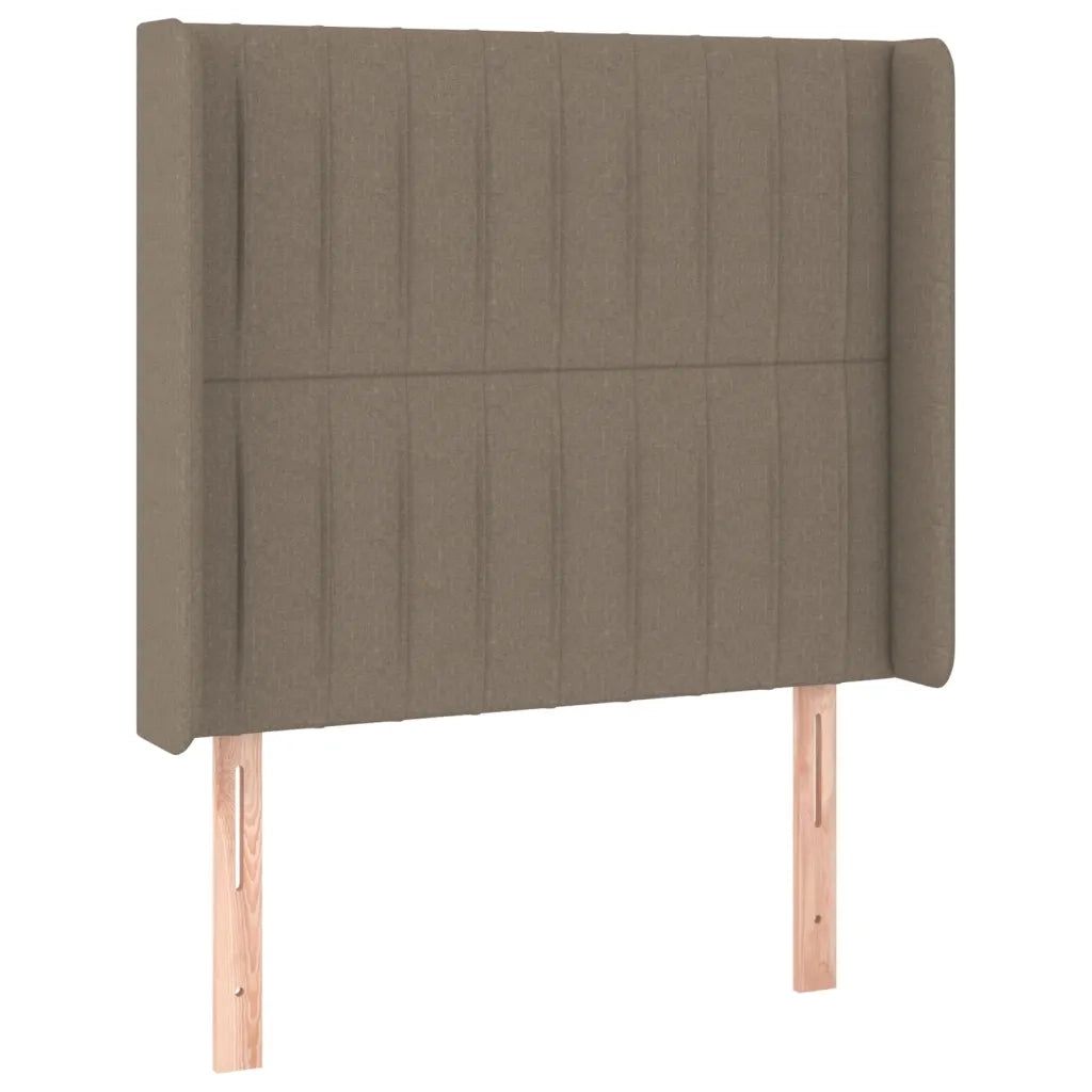 Testiera ad Orecchio Tortora 103x16x118/128 cm in Tessuto 3119812