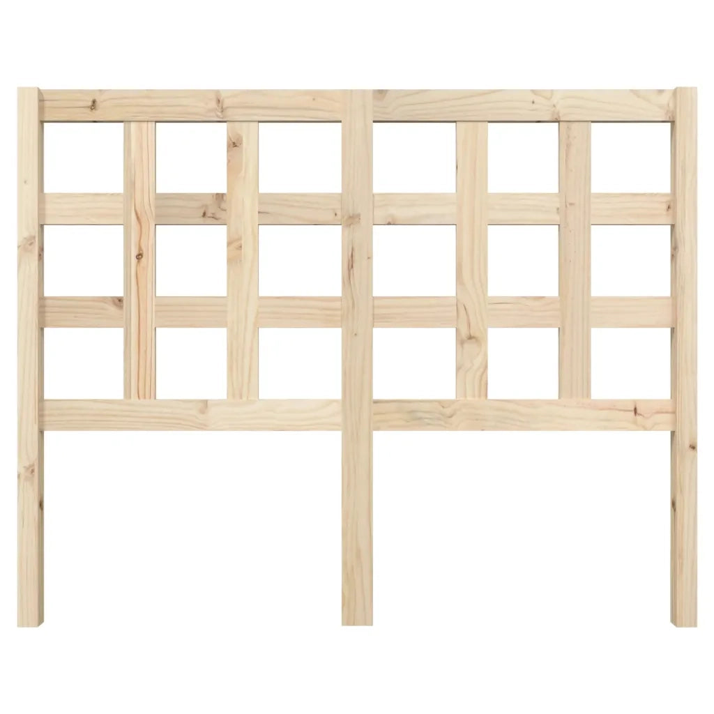 Testiera Letto-Testata-Testiera Decorativa 125,5x4x100 cm in Legno Massello di Pino 948127