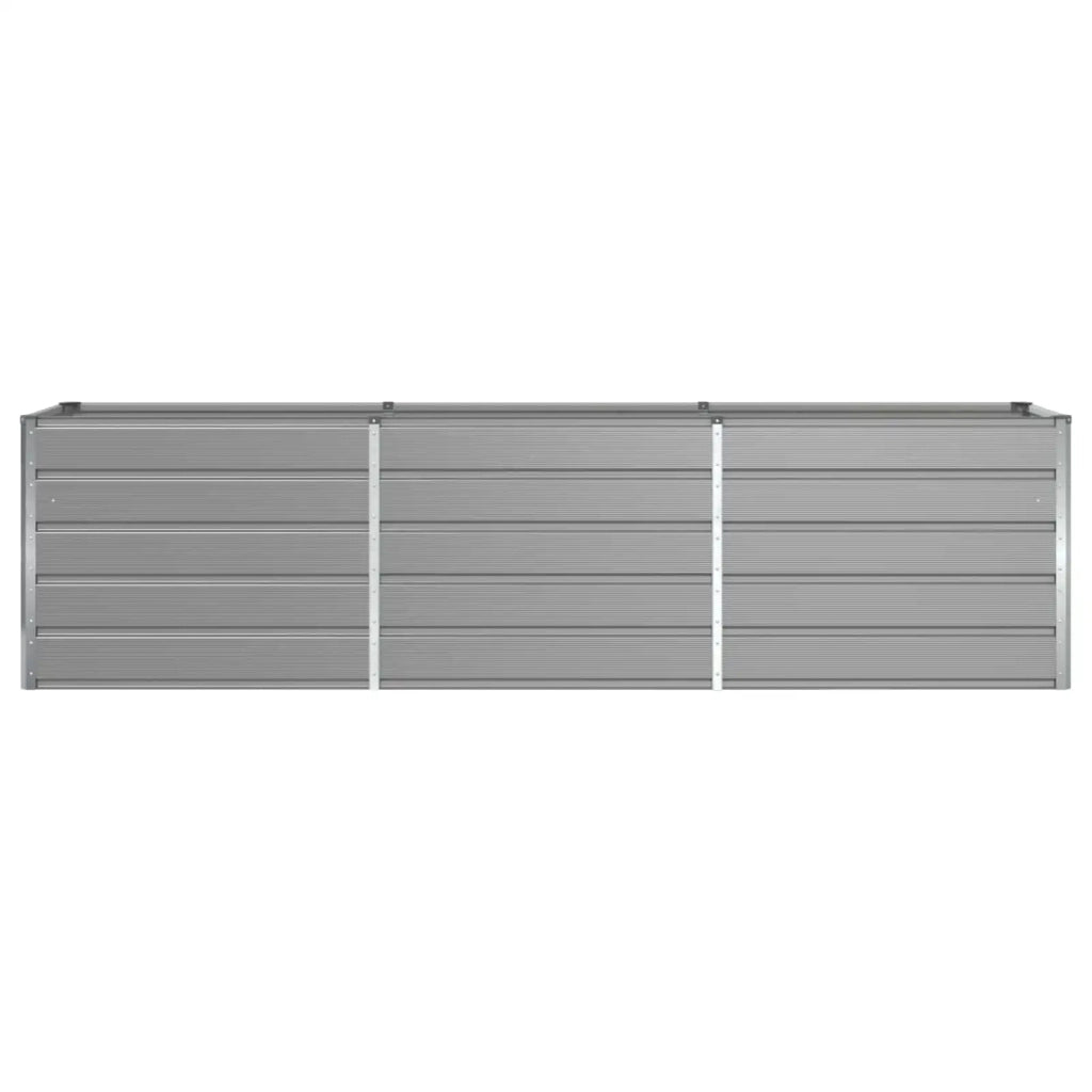 Fioriera Grigio chiaro 290 x 50 x 75 cm Acciaio zincato