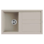 Lavello Elleci Incasso 1 vasca 86x51 Best 400 Keratek Plus Champagne LKB40095