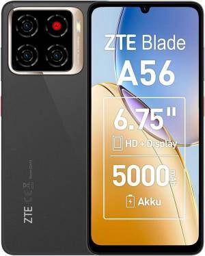 Zte blade a56 4+64gb 6.75 4g celestial black eu - 6902176146039