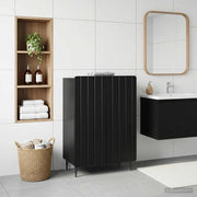 Mobiletto da Bagno ZWOLLE Nero 59,5 x 31 x 79,5 cm 896396