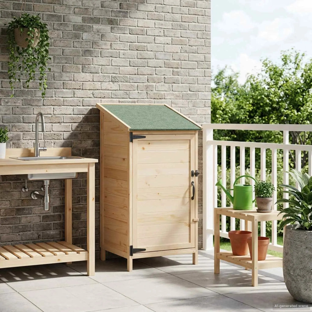 Capanno da Giardino Naturale 59 x 56 x 113,5 cm
