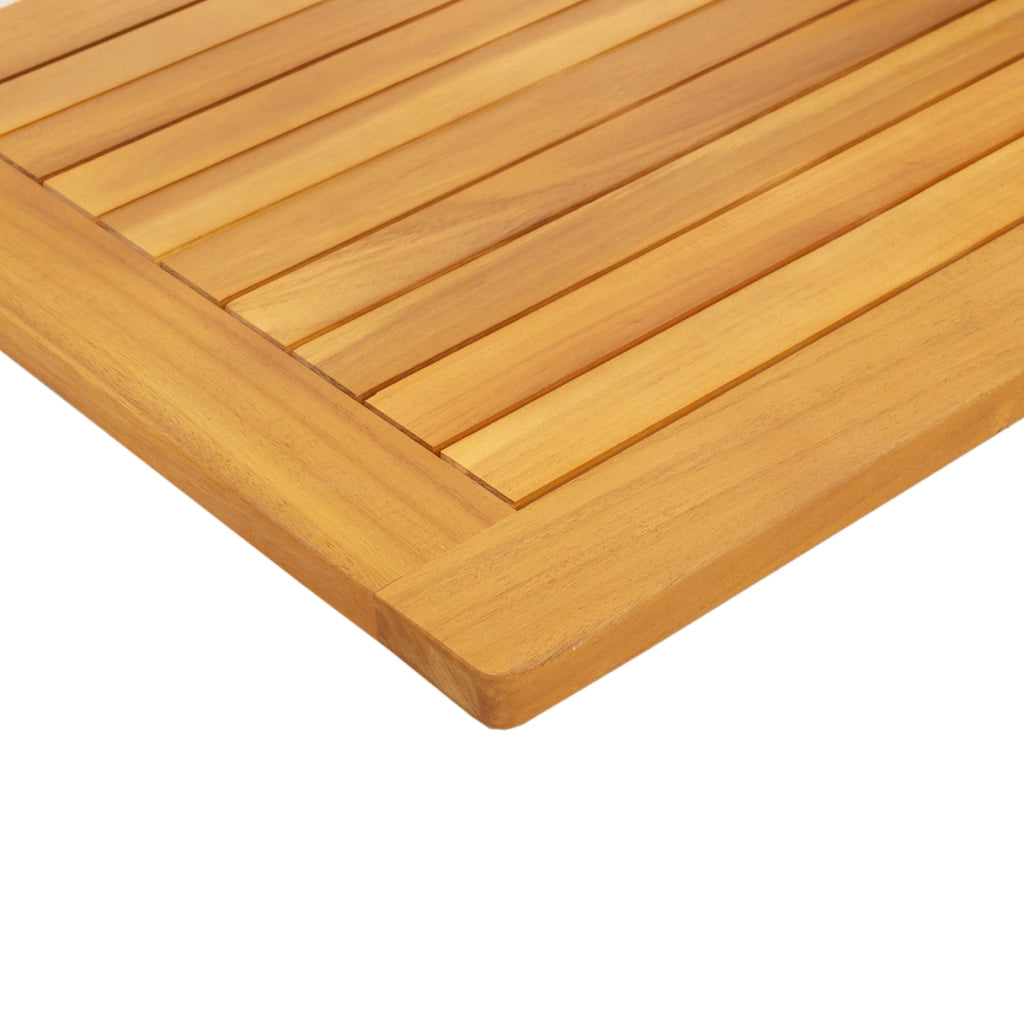 Tavolo 100x50x2,2 cm Rettangolare in Legno Massello