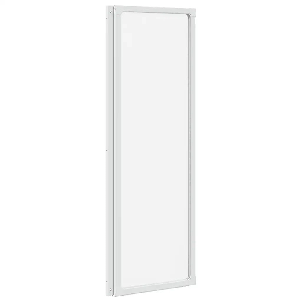 Parete per Doccia e Vasca Bagno 117x120cm 3 Pannelli Pieghevole CFW3933717