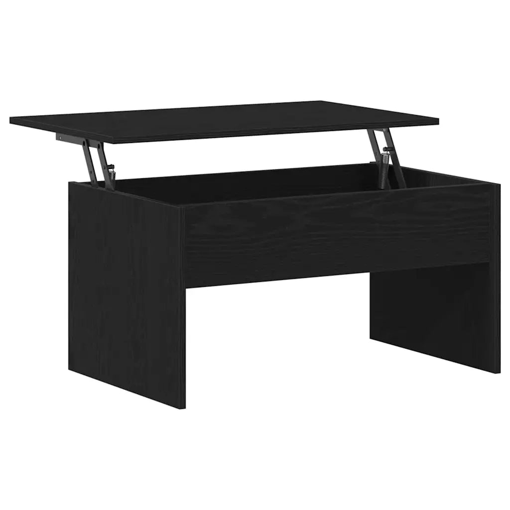 Tavolino da salotto Rovere Nero 80 x 50,5 x 41,5 cm 862766