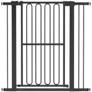 Cancelletto per Cani, 76-104 cm, Nero