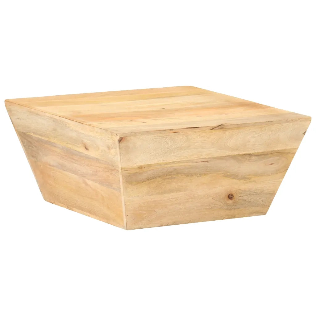Tavolino da CaffÃ¨ a Forma di V 66x66x30 cm in Legno di Mango