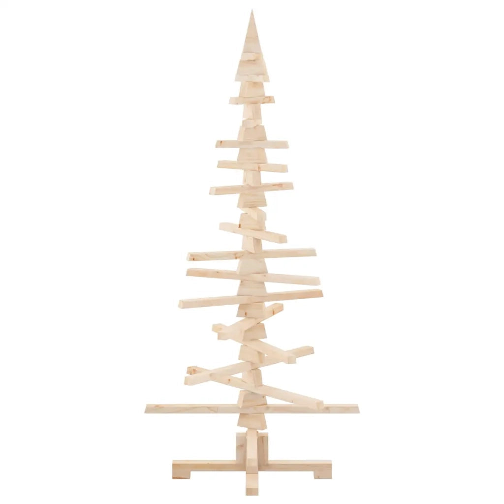 Albero di Natale | Decorazioni natalizie in legno per decorazioni 150 cm in legno massello di pino