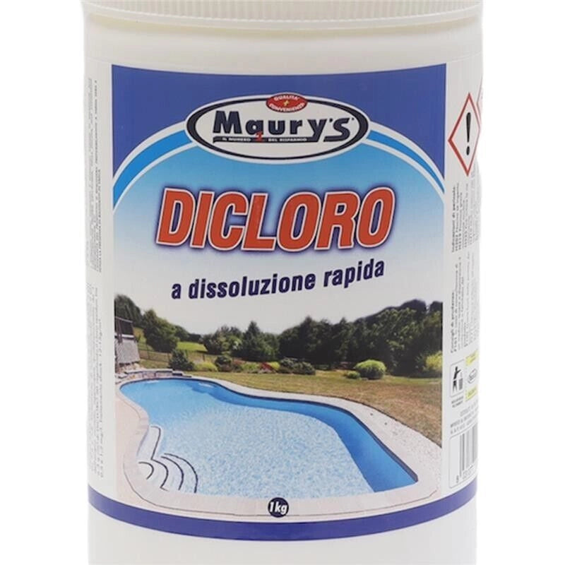 MAURY'S DICLORO 1KG TRATTAMENTO GRANULARE PER PISCINA