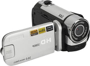 Registrazione Video Digitale D90 1080P 16X Zoom Digitale con Schermo LCD da 24 Pollici e Illuminazione, 32GB, Videocamera per Vlogging con Registrazione HD e Schermo Girevole.