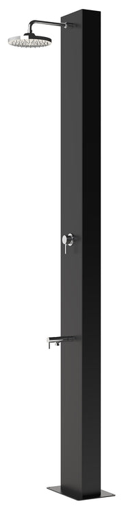 Doccia Solare da Giardino 40L Miscelatore e Lavapiedi Dora Baltea N