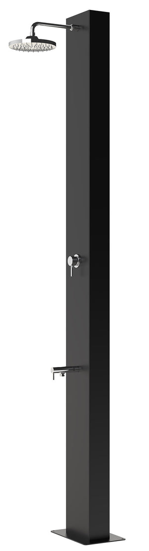 Doccia Solare da Giardino 40L Miscelatore e Lavapiedi Dora Baltea N