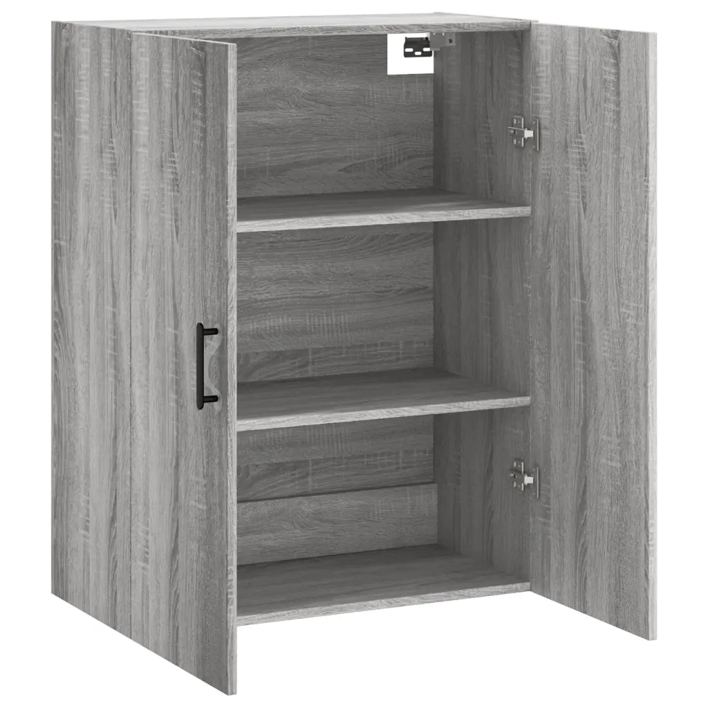 Mobile a Parete Grigio Sonoma 69,5x34x90 cm 828434