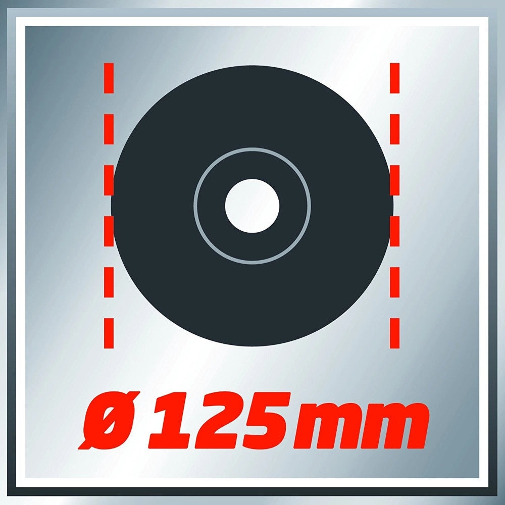 Trade Shop - Smerigliatrice Angolare Einhell Tc-ag 125 850 Watt 125 Mm Diametro Dischi -