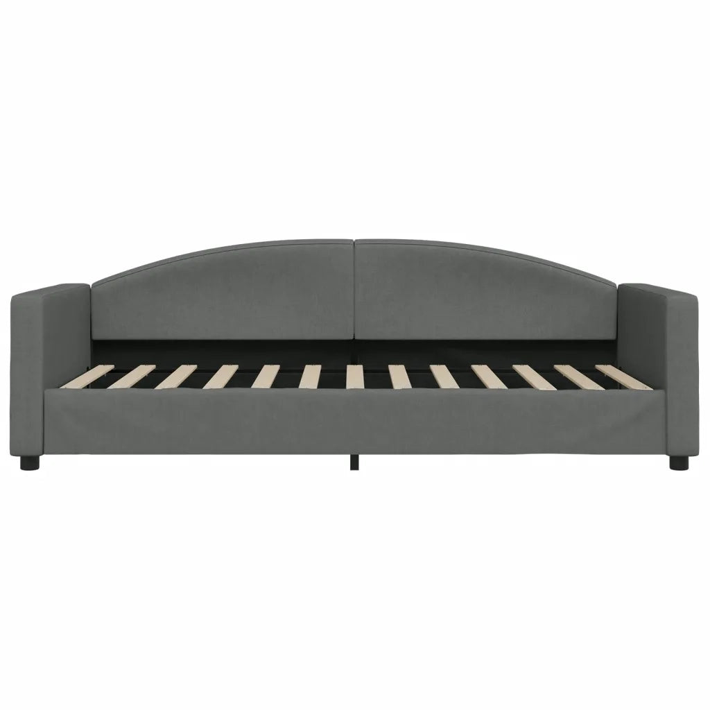 Letto da Giorno Grigio 90x200 cm in Tessuto 354112