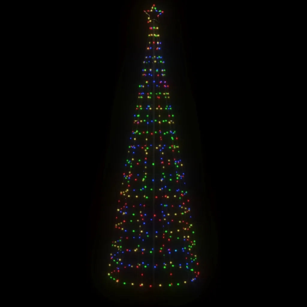 Albero di Natale a LED con Punte 570 LED Colorato 300 cm 358106