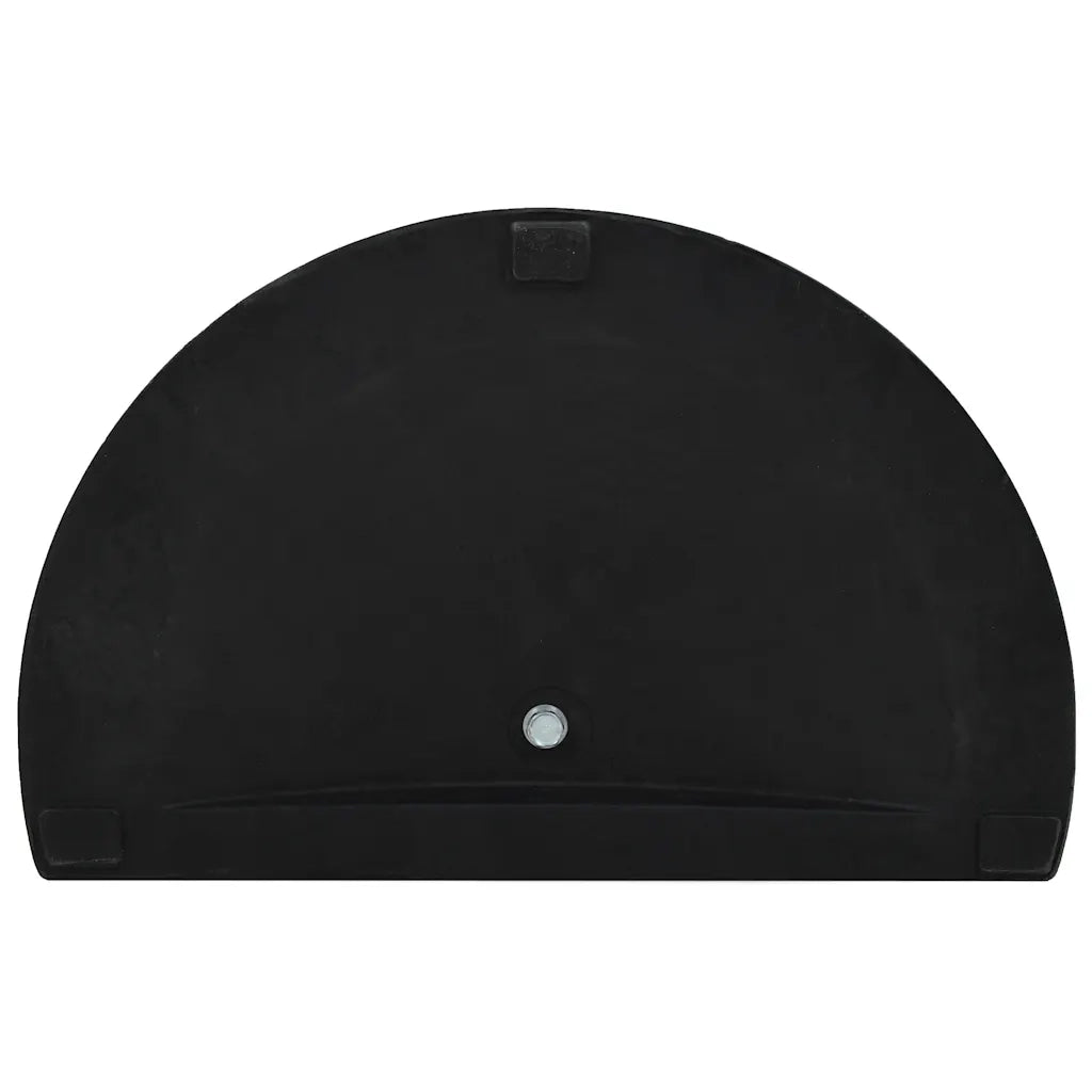 Base per Parasole Semicircolare in Poliresina 9 kg Nero CFW3671464
