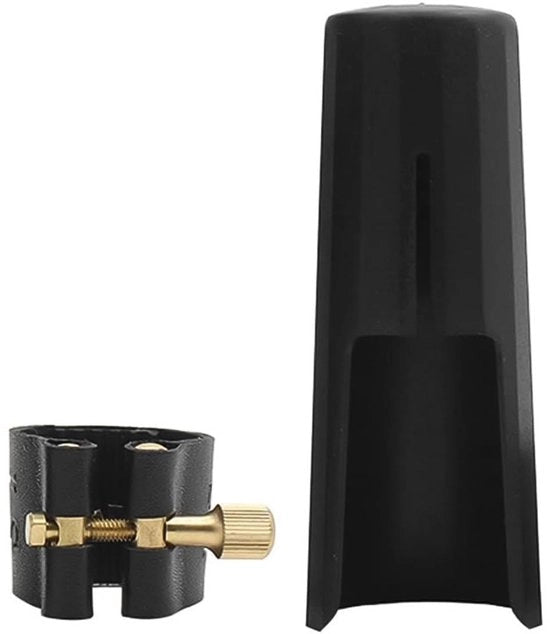 Altsaxofono Bocchetta con Cinturino in Pelle e Fissaggio in Plastica